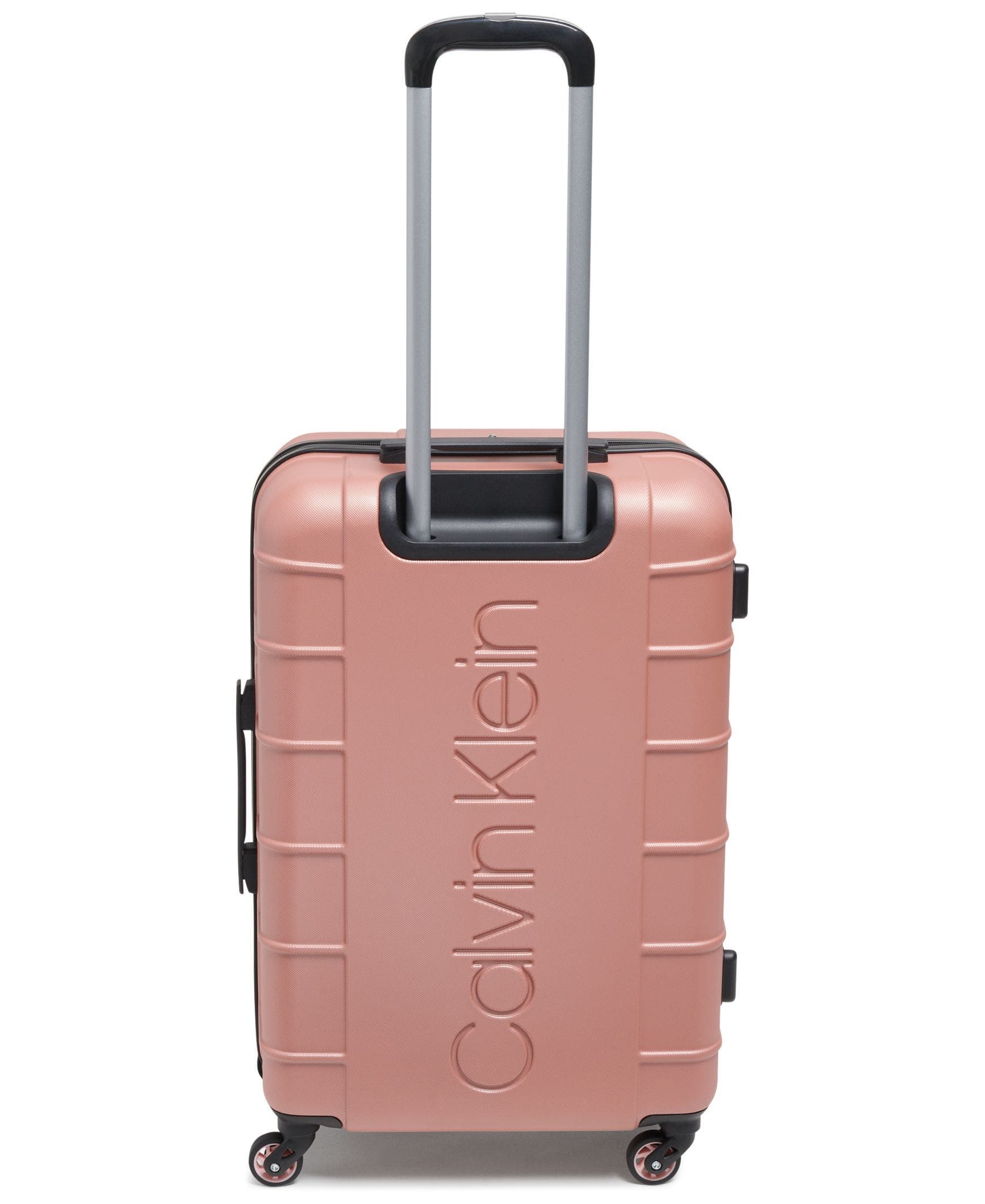 Calvin Klein Bowery 3 Piece Luggage Set, Alternate, color, Rose Gold
