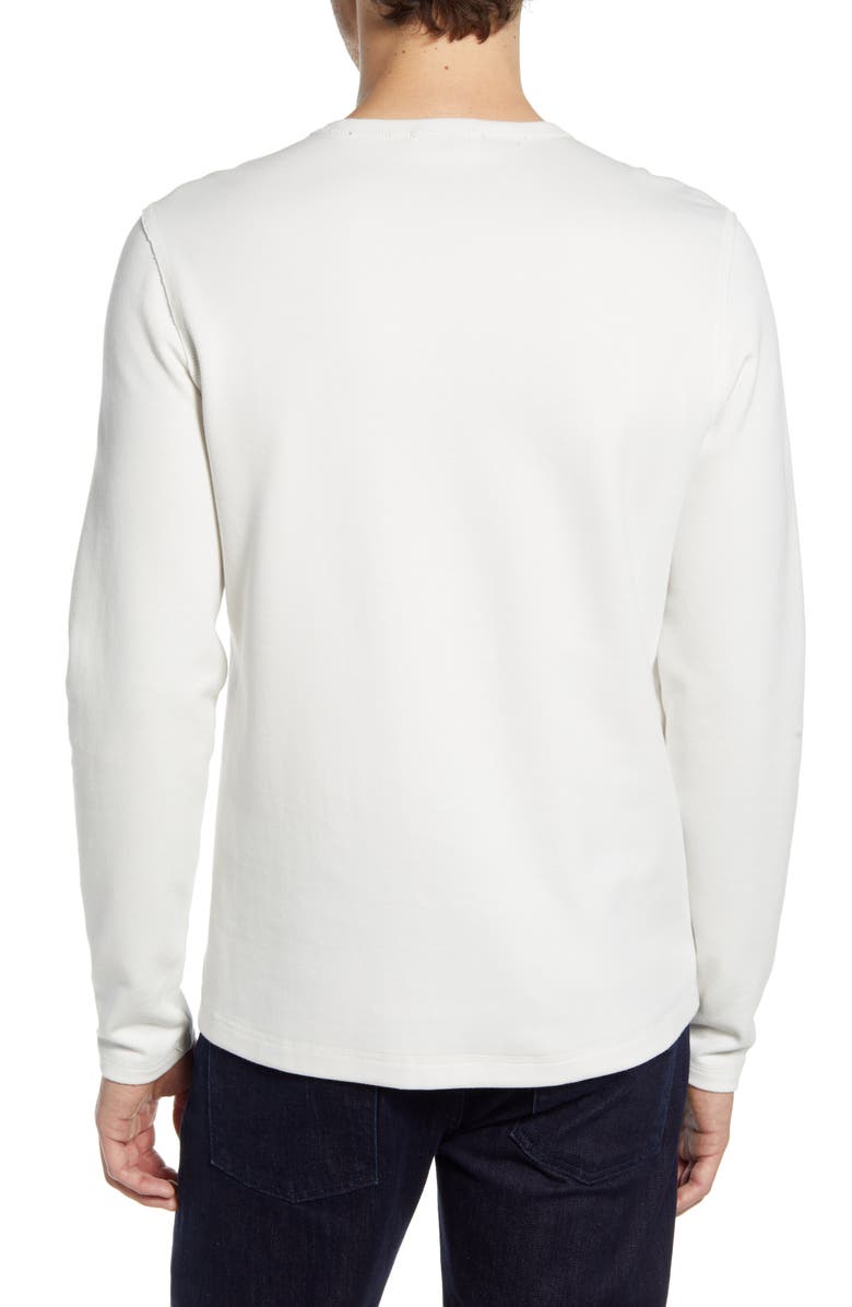 7 For All Mankind Cotton Blend Long Sleeve Crewneck T-Shirt, Alternate, color, 