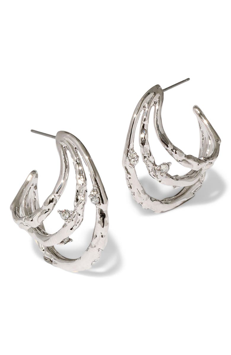 Alexis Bittar Brut Thorn Orbital Hoop Earrings, Main, color,