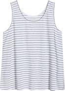 Eileen Fisher Stripe Organic Linen Tank