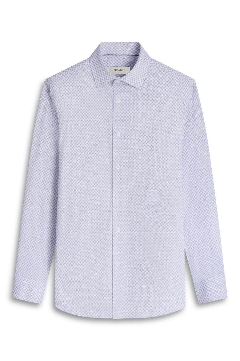 James OoohCotton® Geo Print Button-Up Shirt, Alternate, color, WHITE