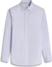 Bugatchi James OoohCotton® Geo Print Button-Up Shirt