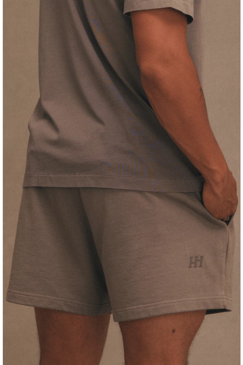 Essential Sweat Shorts, Alternate, color, Taupe