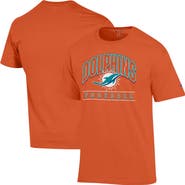 Champion Men's Champion Orange Miami Dolphins Football T-Shirt