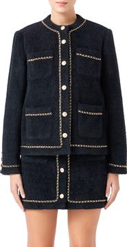 Endless Rose Chain Trim Jacket