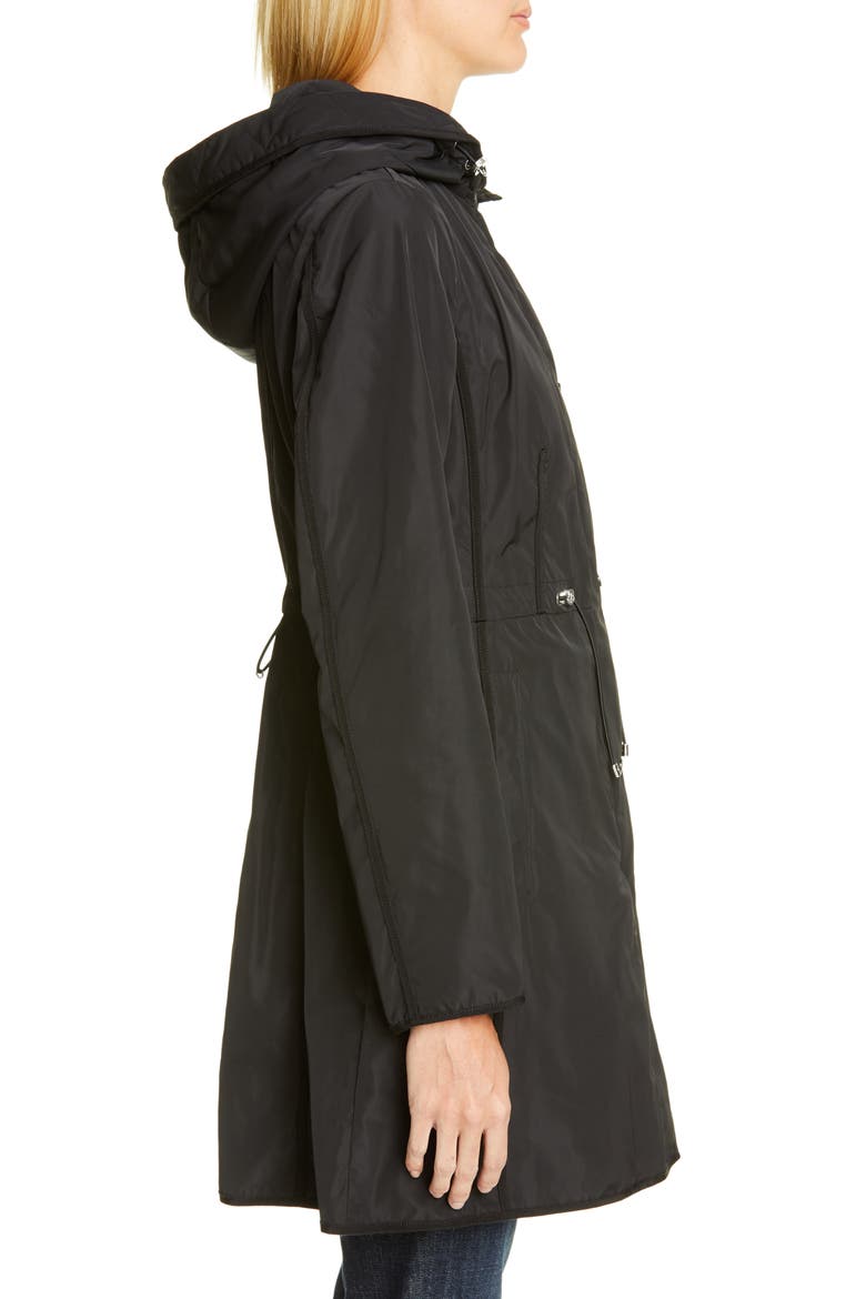 Anthemis Raincoat, Alternate, color, BLACK