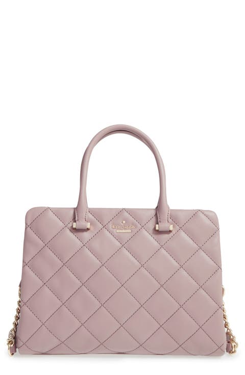 emerson place - olivera quilted leather satchel