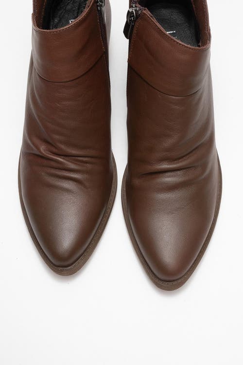 Forever & Always Shoes Rule Leather Chunky Boot In Multi