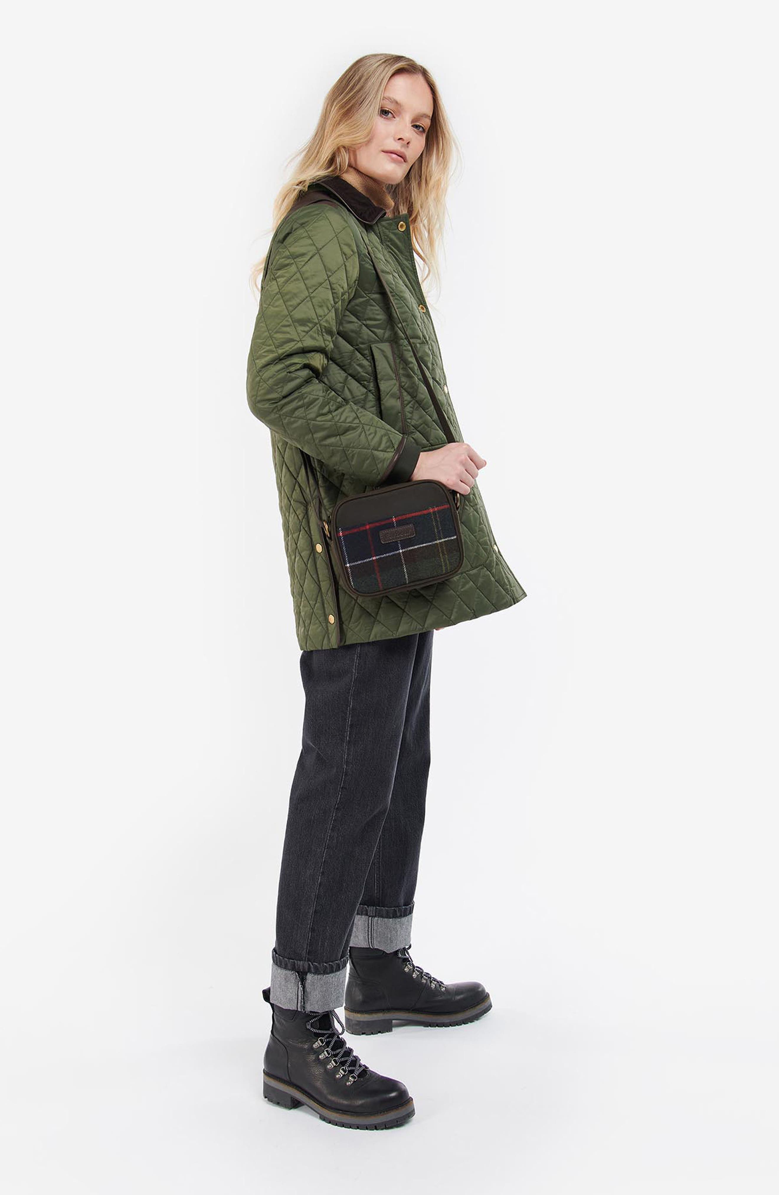 Barbour Contin Wool Blend Crossbody Bag, Alternate, color, 