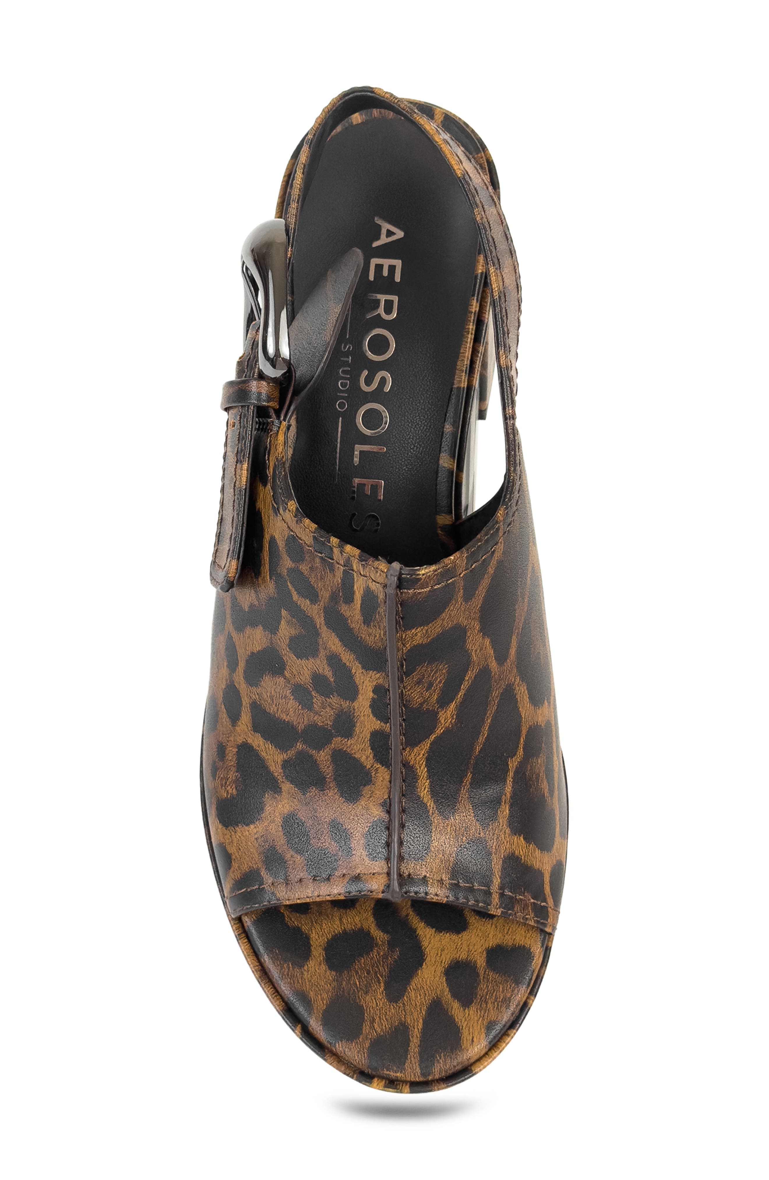 Aerosoles Zella Platform Sandal, Alternate, color, Leopard Print