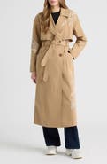 NVLT Embroidered Belted Trench Coat