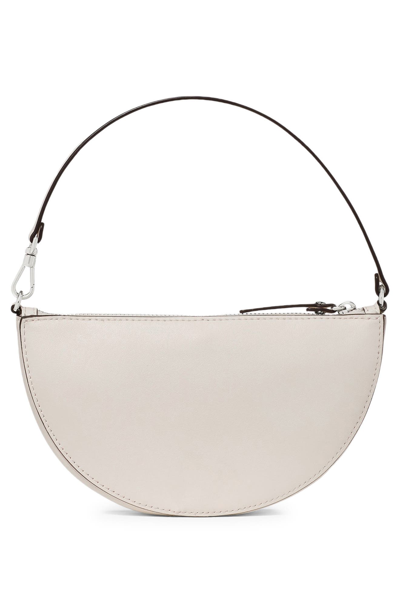wink leather wristlet, Alternate, color, CASHEW MILK