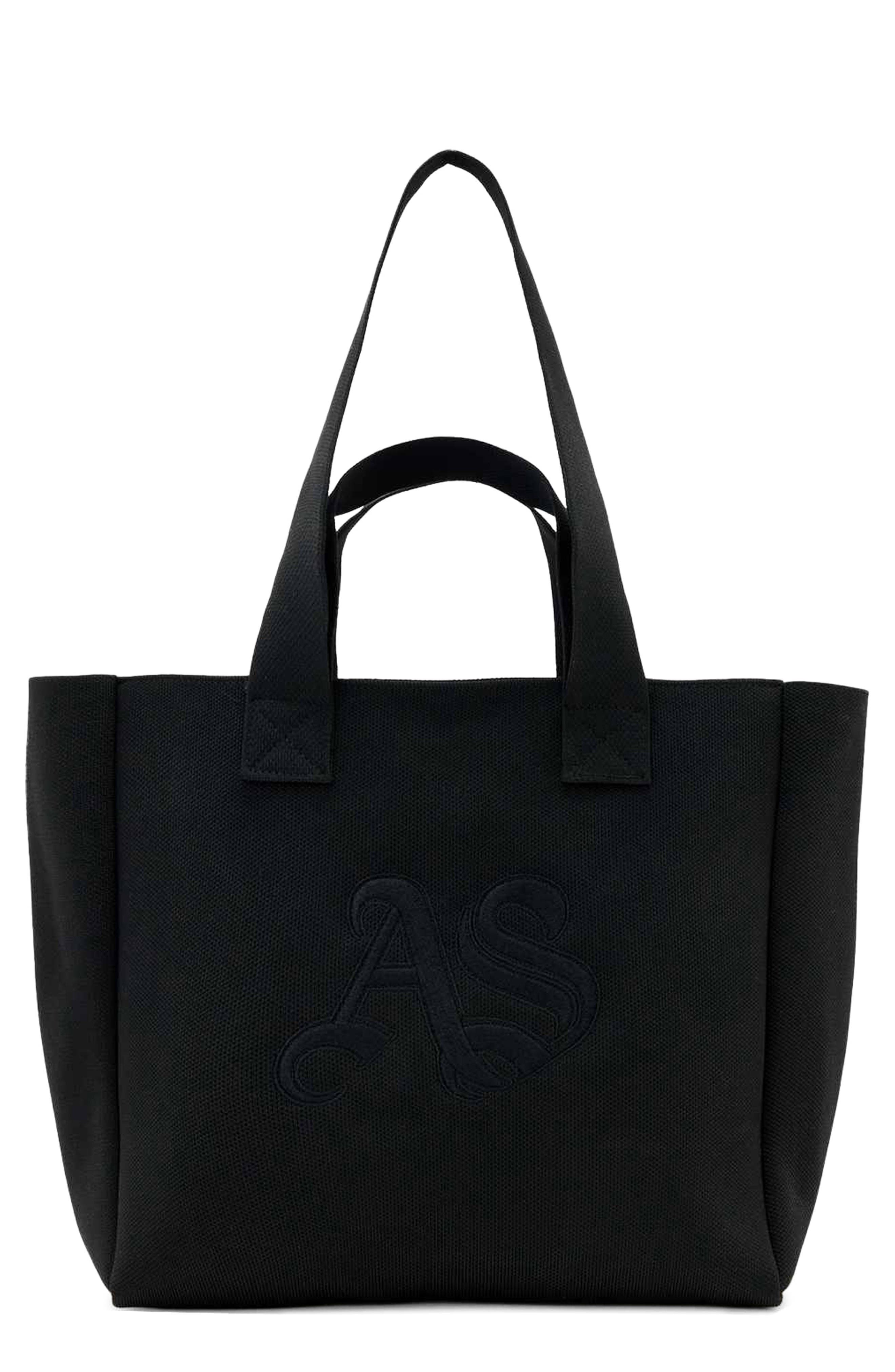 AllSaints Izzy Medium Tote Bag, Main, color, Black