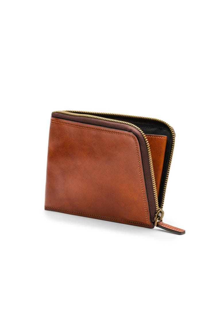 Dolce Leather Passport Case, Alternate, color, AMBER