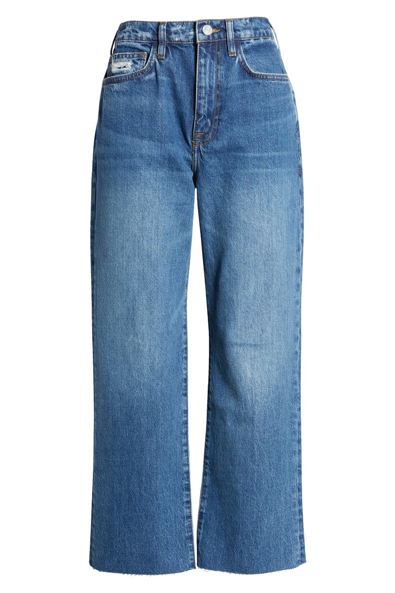 Le Jane Crop Wide Leg Jeans, Alternate, color, STEARNLEE