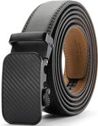 Mio Marino Classic Adjustable Ratchet Leather Dress Belt