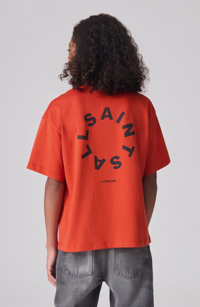 smALLSAINTS by ALLSAINTS Kids' Tierra Oversize Logo Graphic T-Shirt, Alternate, color, 