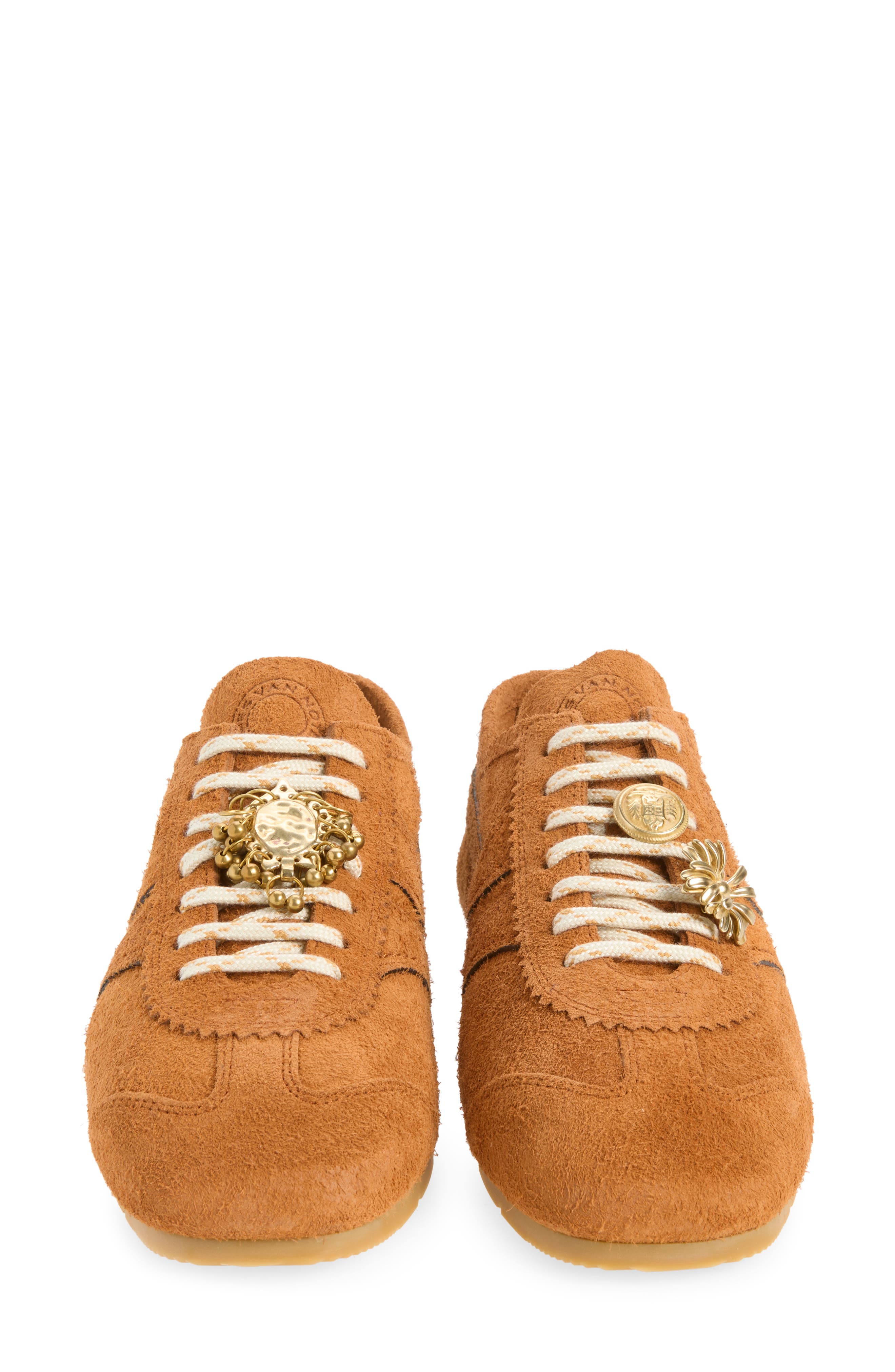 Dustin Slim Suede Sneaker, Alternate, color, 701 RUST