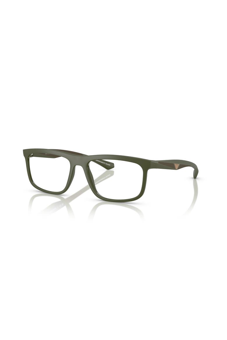 55mm Square optical glasses, Main, color, Green