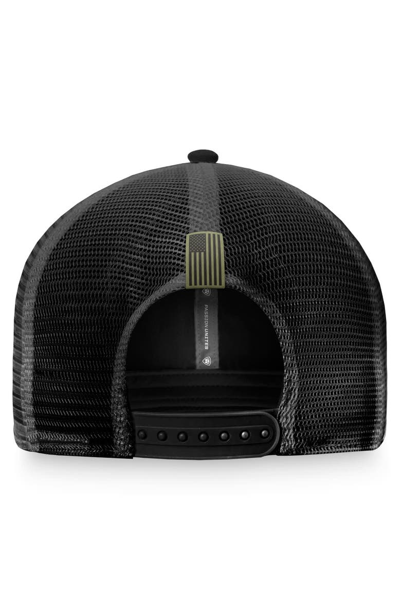 TOP OF THE WORLD Men's Top of the World Black Michigan State Spartans OHT Delegate Trucker Adjustable Hat, Alternate, color, 