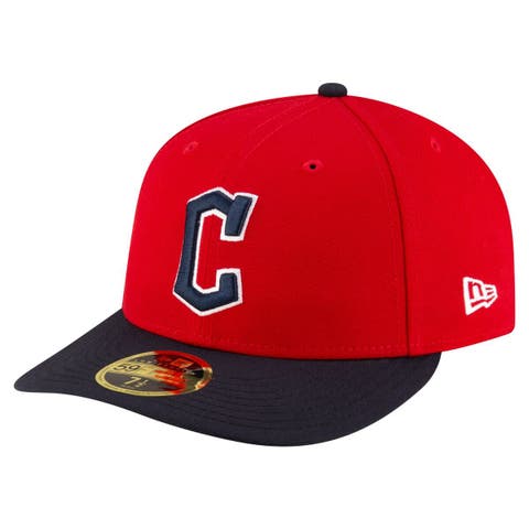 Men's New Era  Red/Black Cleveland Guardians  Authentic Collection On-Field Low Profile 59FIFTY Fitted Hat