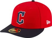 New Era Men's New Era Red/Black Cleveland Guardians Authentic Collection On-Field Low Profile 59FIFTY Fitted Hat