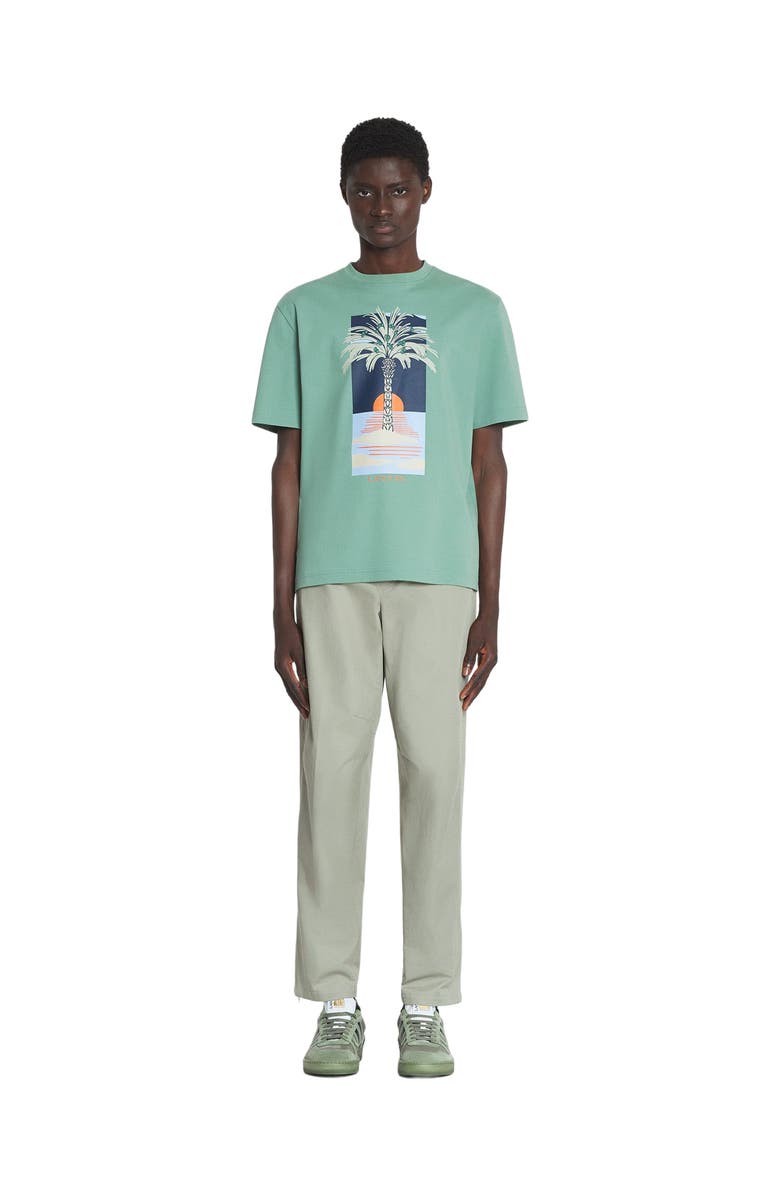 Lanvin Cotton Biker Pants, Main, color, 