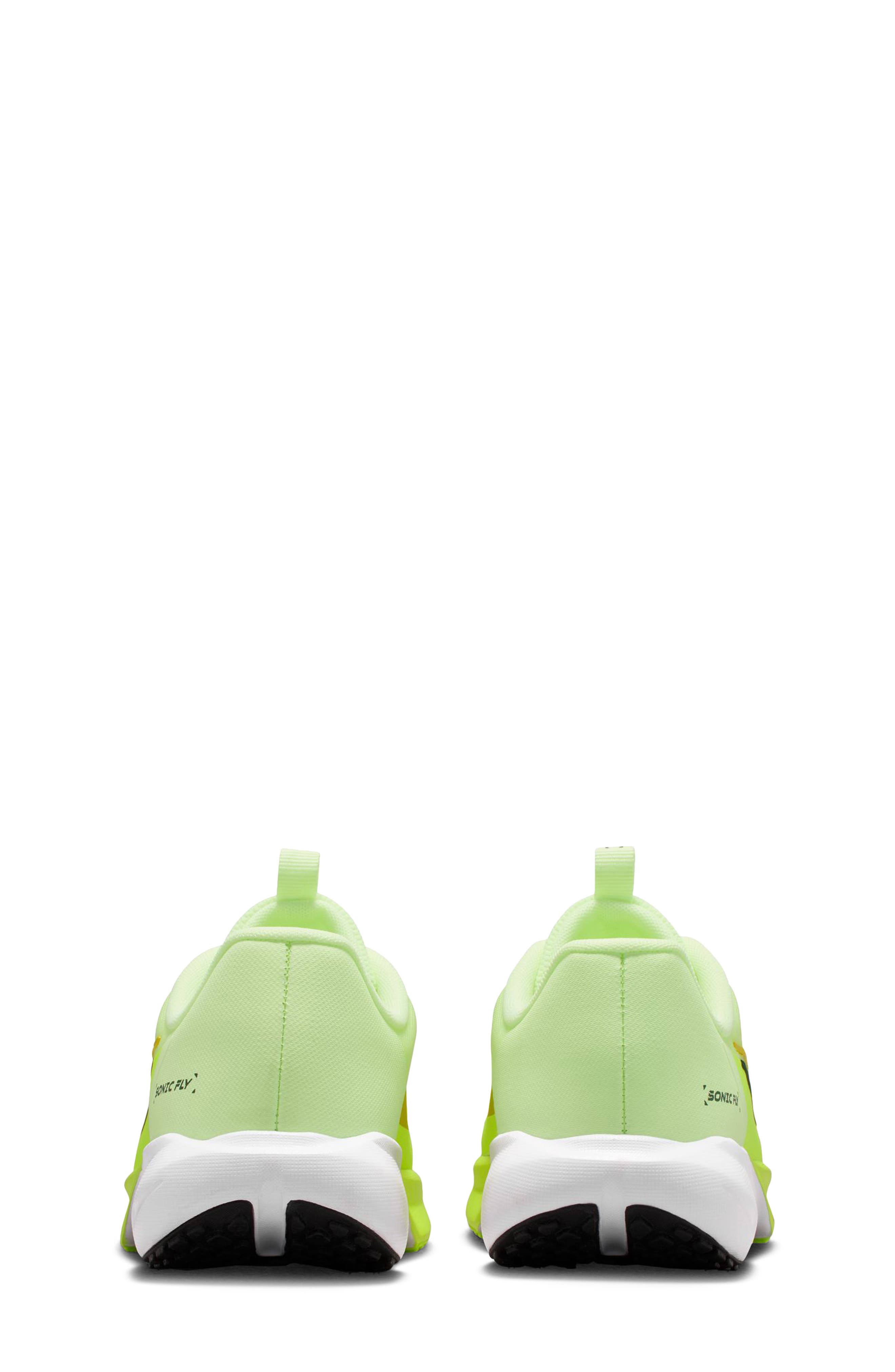 Nike Kids' Sonic Fly Running Shoe, Alternate, color, Barely Volt/ Citron/ Black