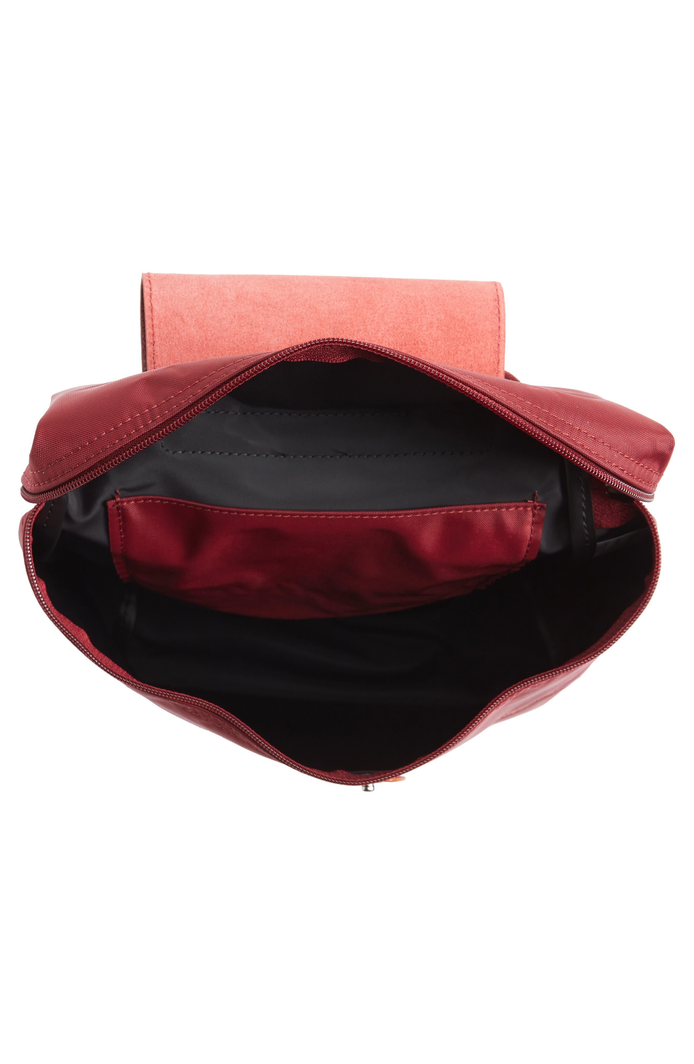 Le Pliage Club Backpack, Alternate, color, GARNET RED