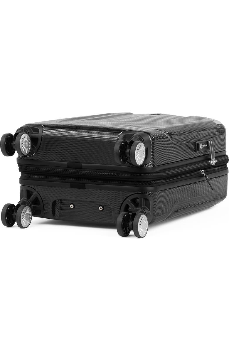 TRAVELPRO Pathways 3 Hardside Expandable 3 Piece (21"/25"/28") Spinner Luggage Set, Alternate, color, Black Knight