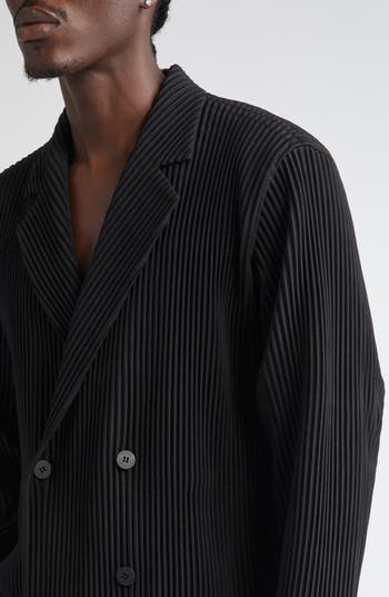 Homme Plissé Issey Miyake Tailored Pleats 1 Double Breasted Jacket
