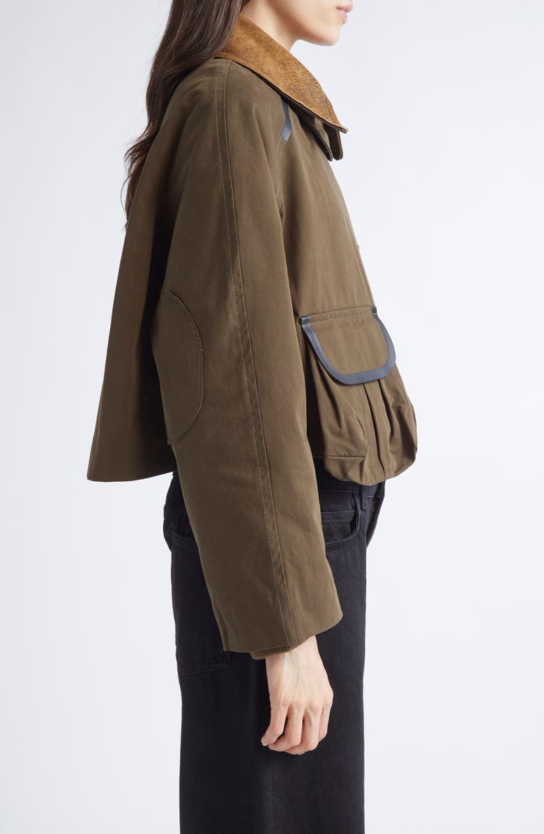 NACKIYÈ Precious Cargo Crop Jacket, Alternate, color, Khaki Green