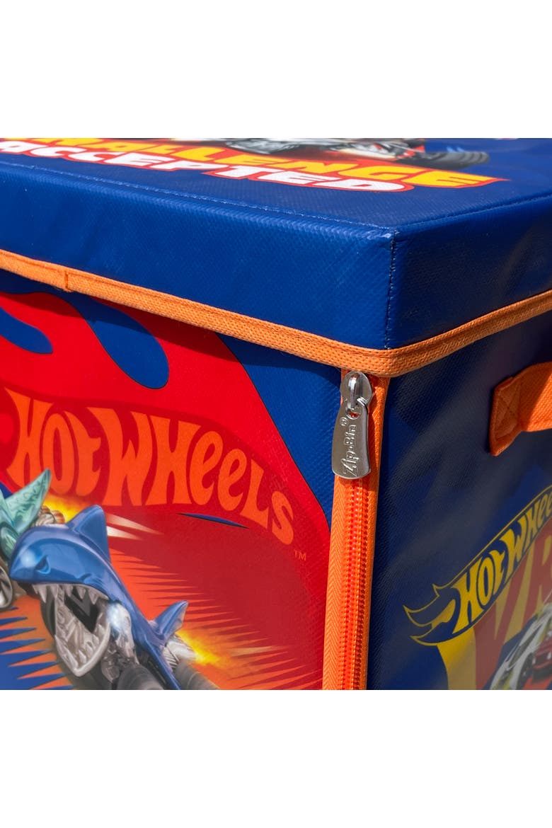 Hot Wheels 300 Car Storage Cube Bin & Playmat, Alternate, color, Multicolored