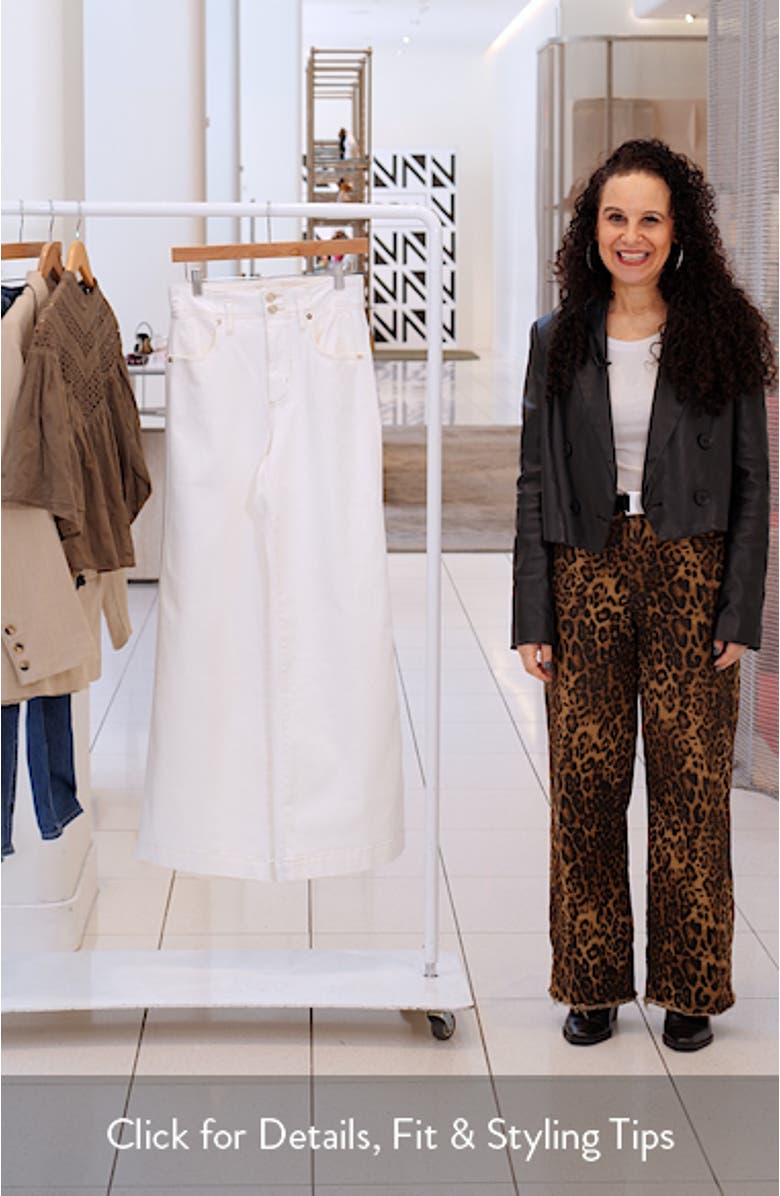 The Seamed Wide Leg Trouser Jeans, sales video thumbnail