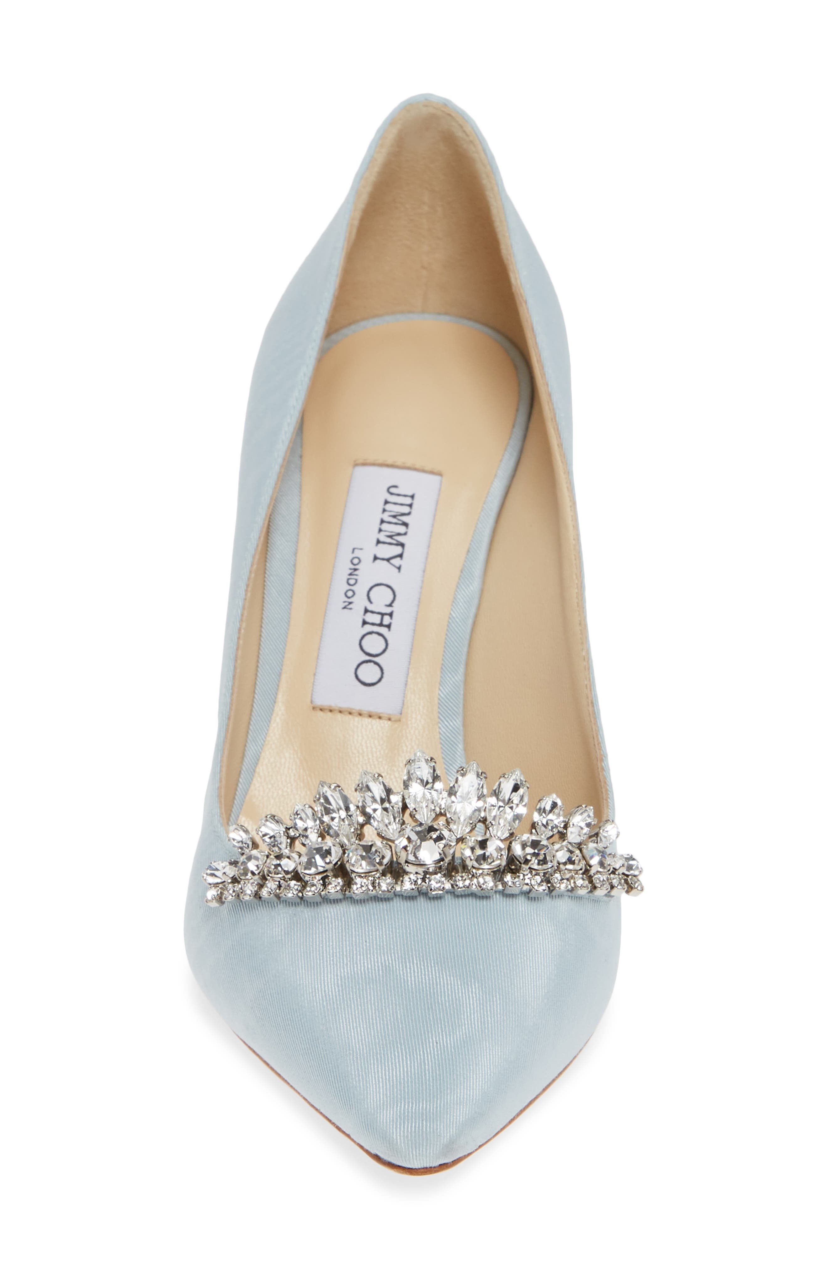Romy Crystal Tiara Glitter Pump, Alternate, color, SOMETHING BLUE/ CRYSTAL