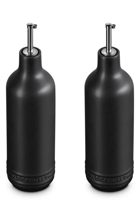Set of 2 Stoneware Cruets