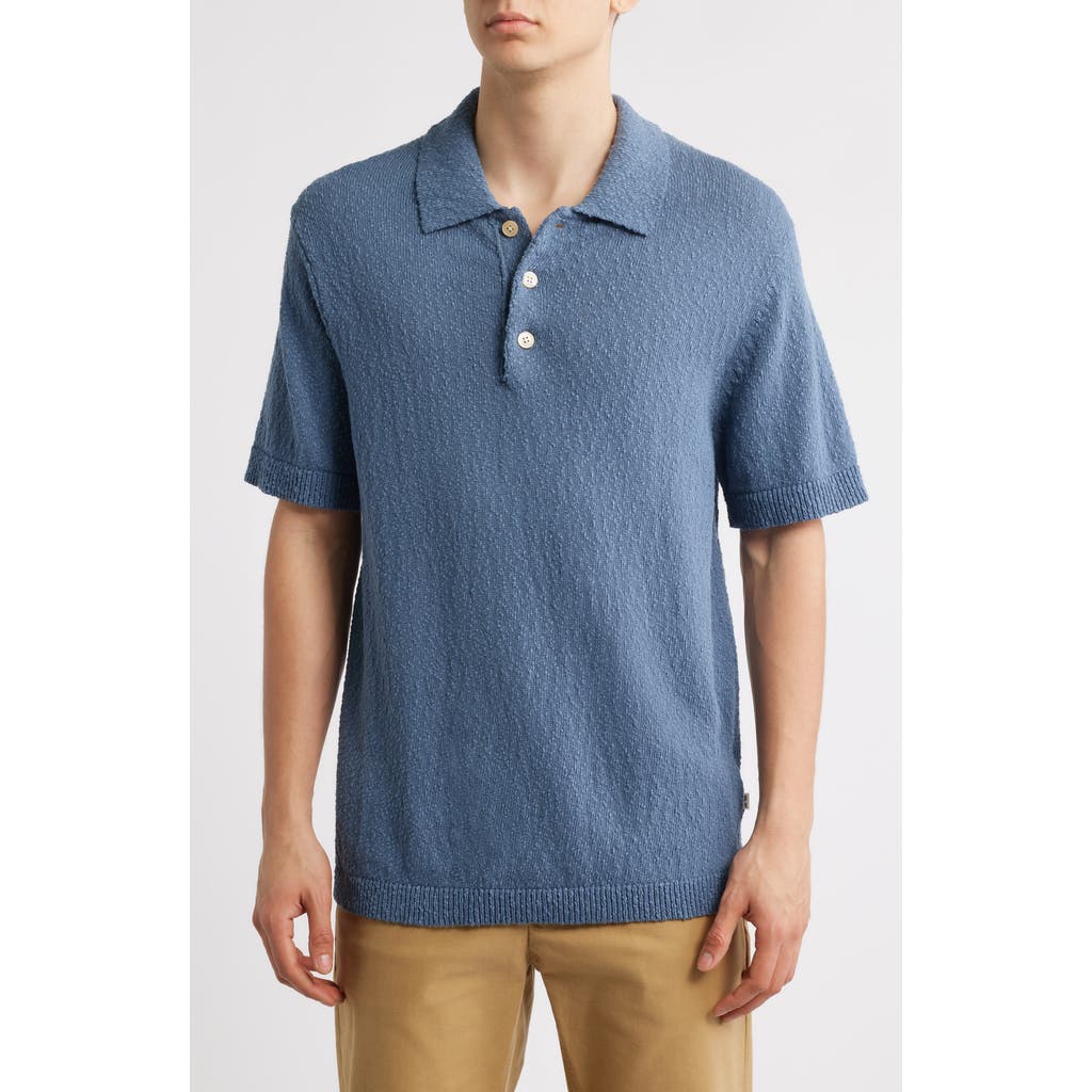 Nn07 Randy Jacquard Cotton Polo In Brown