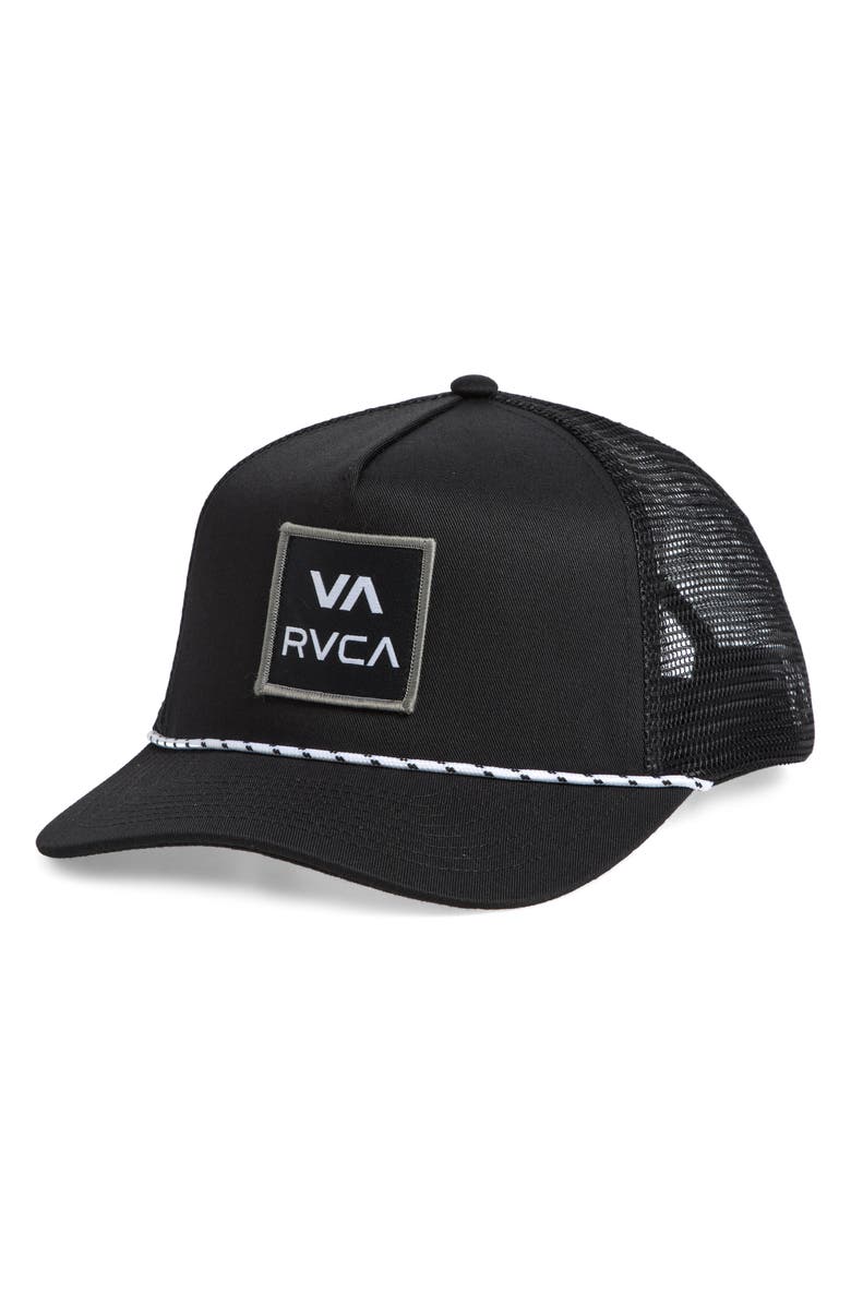 RVCA Aoki Adjustable Trucker Hat, Main, color, 