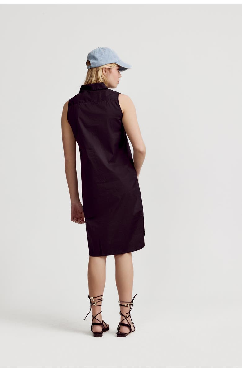 The Shirt The Sleeveless Shirt Dress, Alternate, color, Black