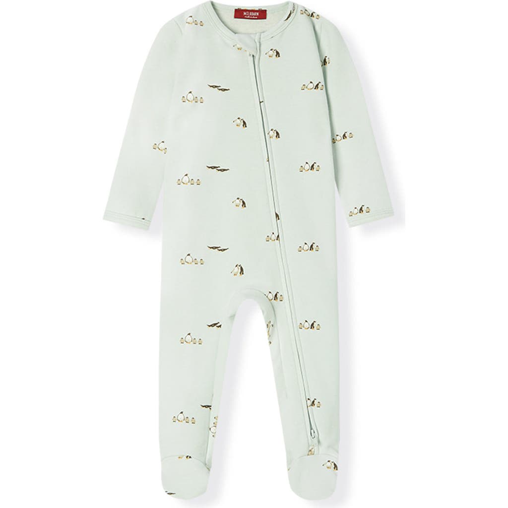 Milkbarn Stretch Fleece Zipper Footed Romper