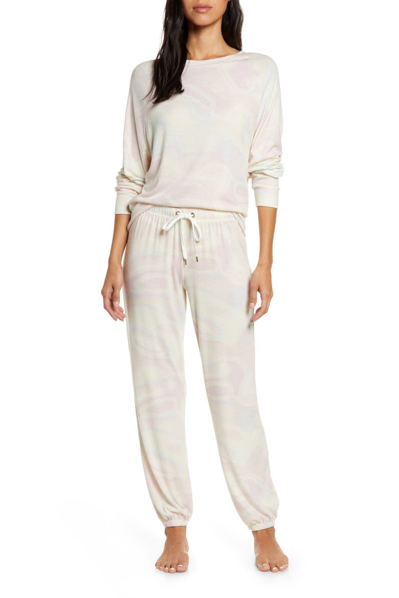 Star Seeker Jersey Pajamas, Main, color, IRIDESCENT