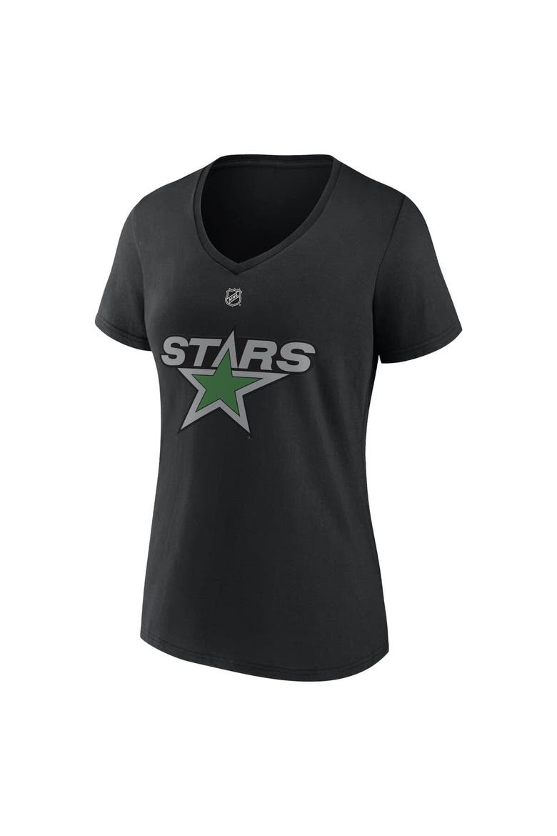 Women's Fanatics Branded Tyler Seguin Black Dallas Stars Special Edition 2.0 Name & Number V-Neck T-Shirt, Alternate, color, Black