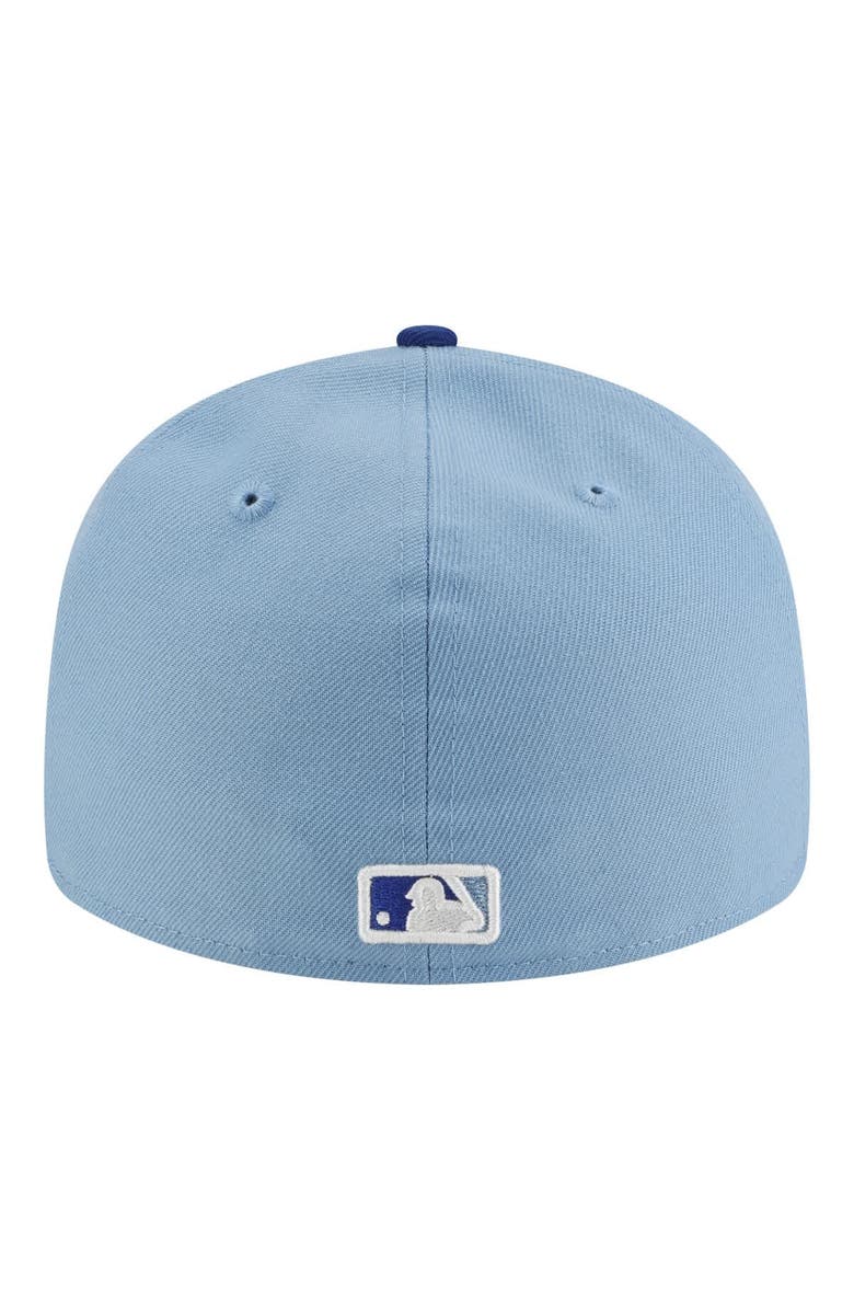 New Era Men's New Era  White/Blue Kansas City Royals Authentic Collection On-Field Low Profile 59FIFTY Fitted Hat, Alternate, color, White