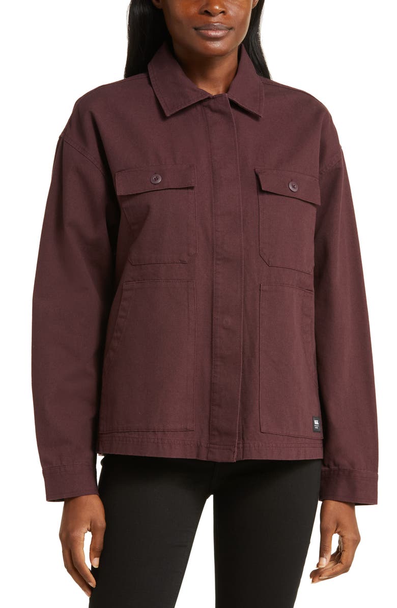 Vans Women's Minette Cotton Shacket, Alternate, color, 