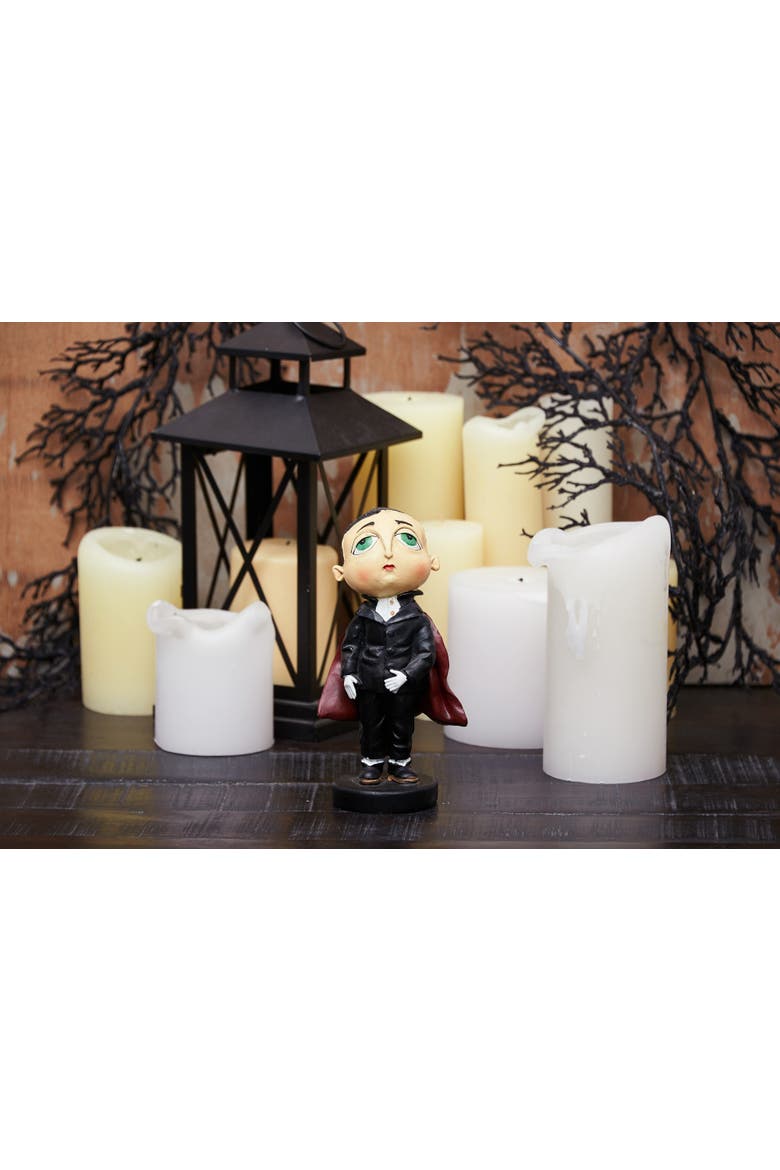 Norbert Vampire Decorative Halloween  Figurine, Alternate, color, Black
