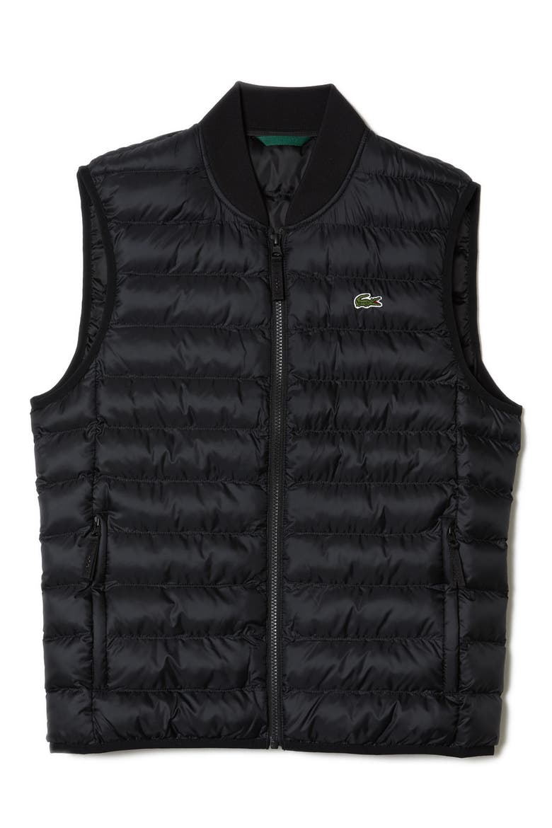 Quilted Nylon Vest, Alternate, color, 031 NOIR