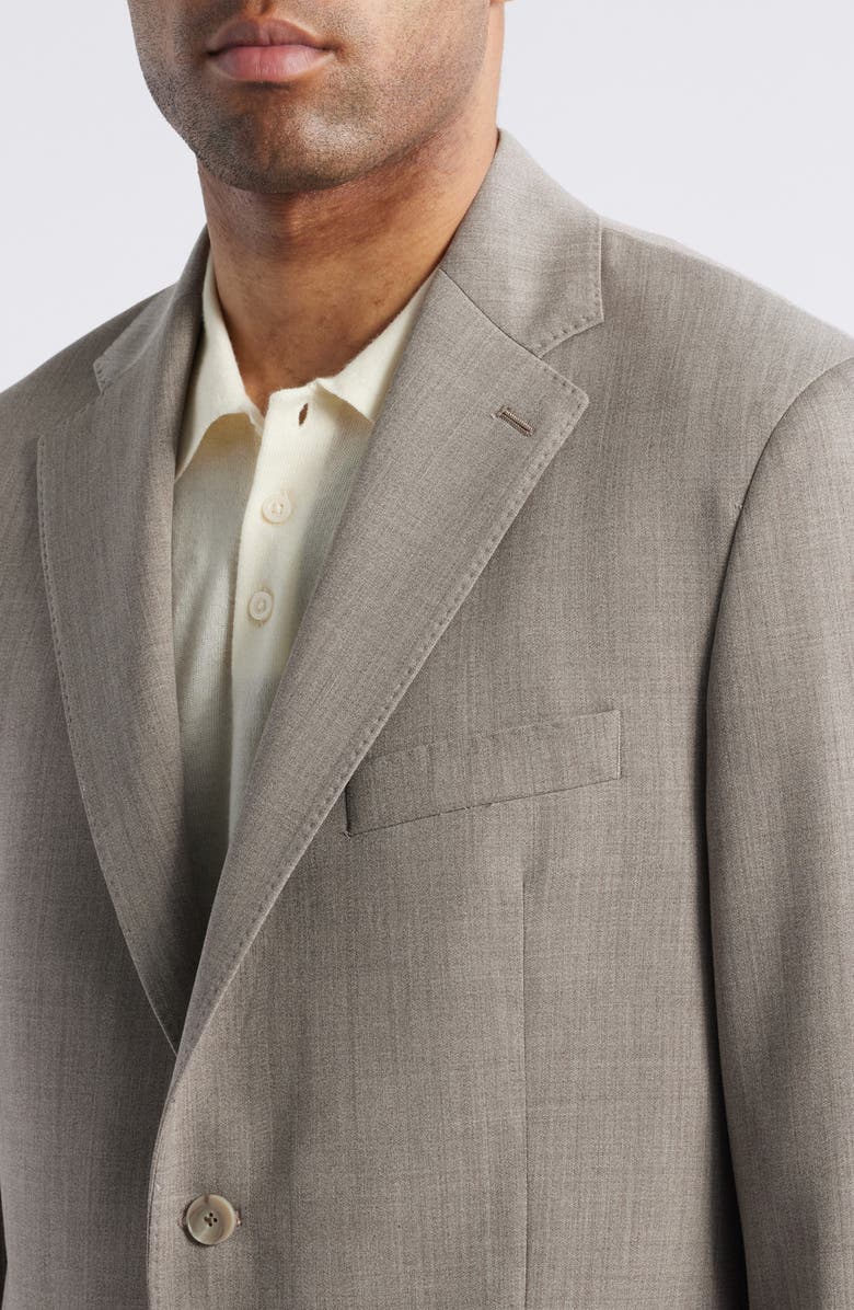Vince Ives Regular Fit Stretch Wool Suit, Alternate, color, Light Brown