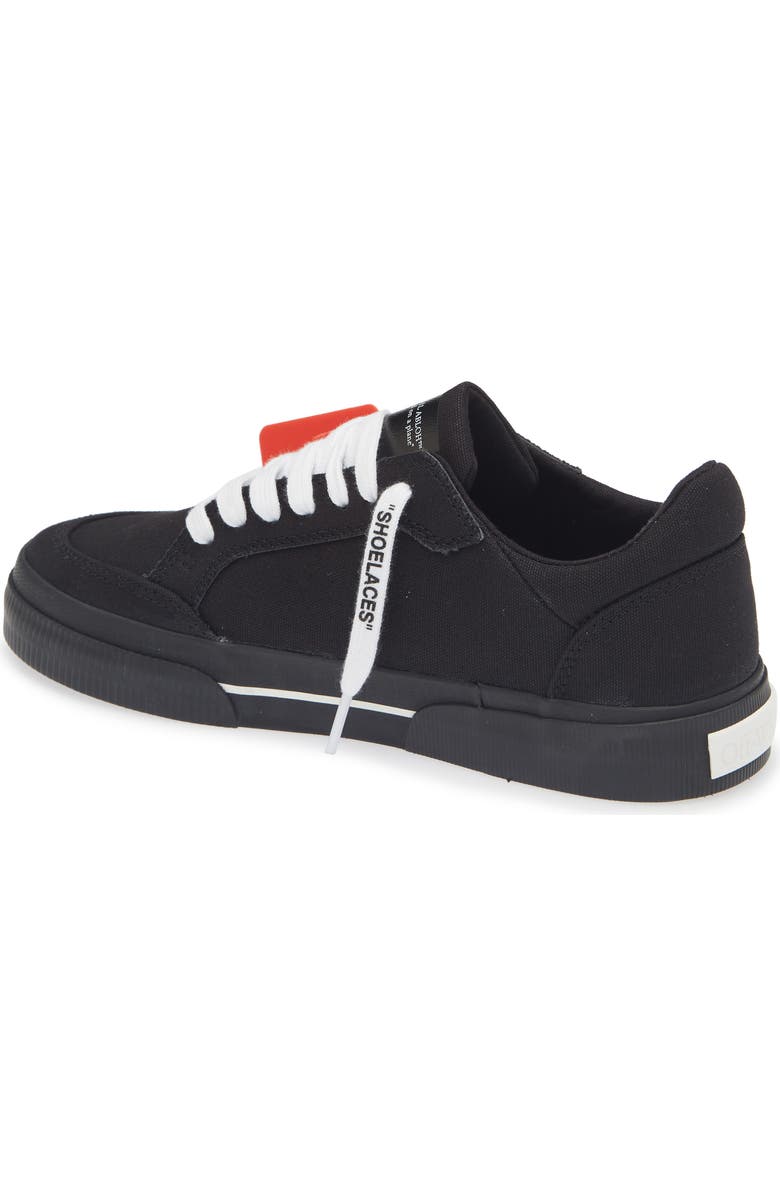 Off-White Vulcanized Low Sneaker, Alternate, color, Black - White