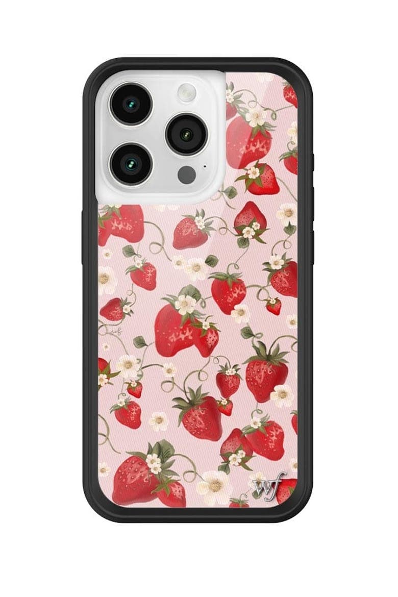 Strawberry Fields iPhone Case, Alternate, color, Pink