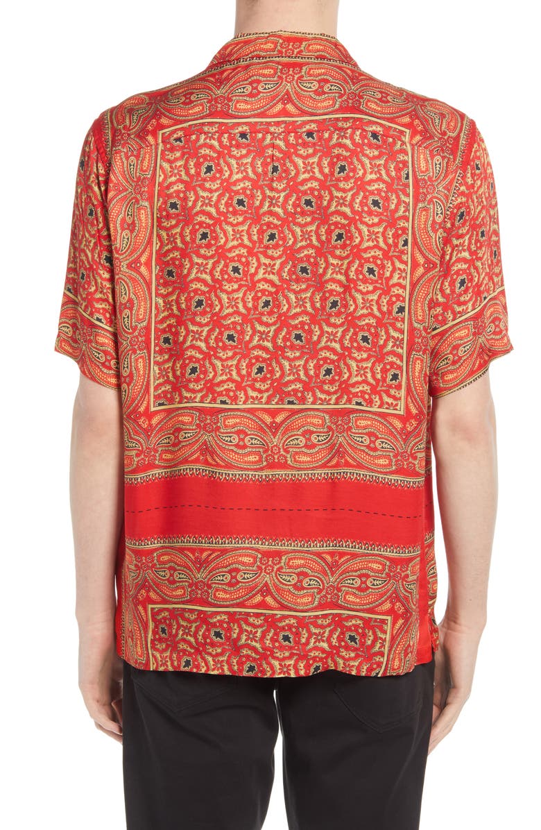 AllSaints Sinaloa Relaxed Fit Short Sleeve Button-Up Shirt, Alternate, color,